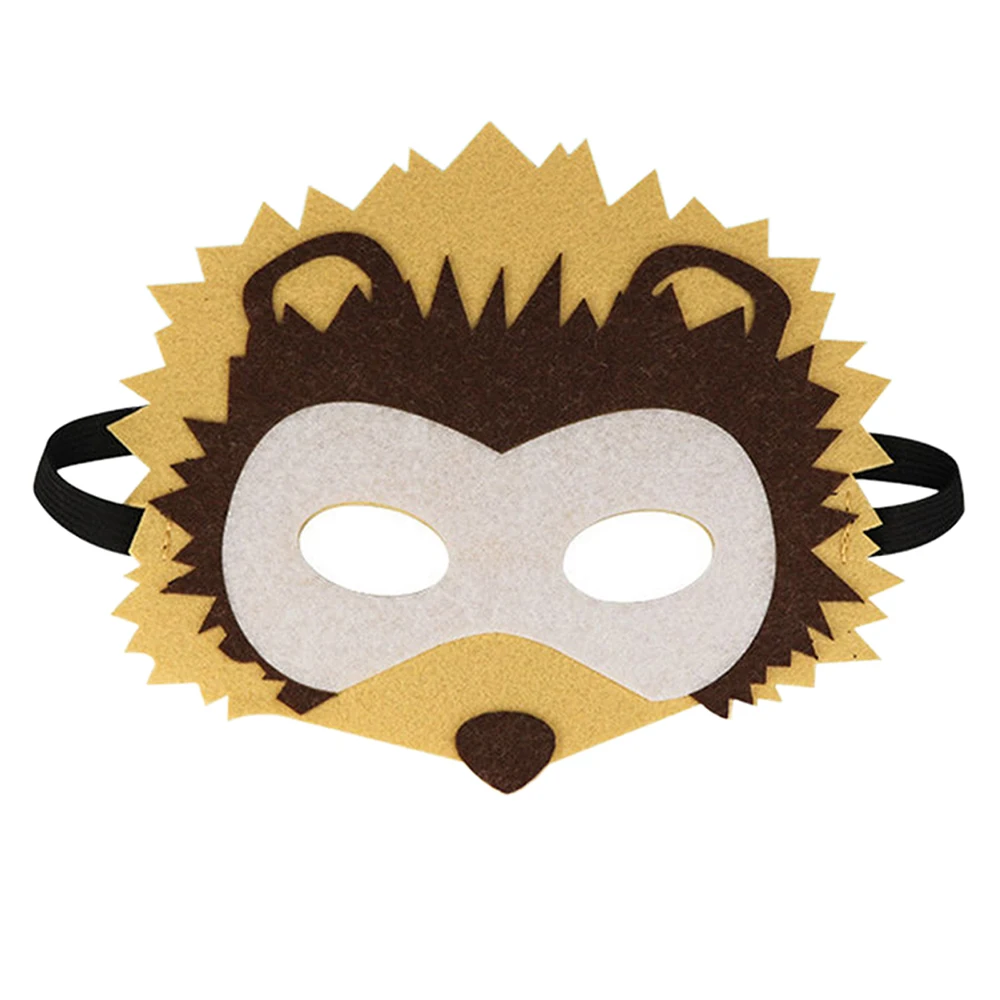 10Pcs Customized Halloween Felt Animals Mask for Kids Christmas Easter Party Masks Animal Costume for Birthday Party Supplies