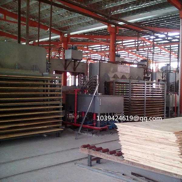 Full automatic Plywood production line /Plywood hot press machine