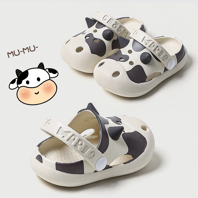 Clog Slipper  Baby  Kids Clog Boys Custom Cute Cow Shoes Outdoor  Stock Casual wholesale kids sandals girls Sandals for children