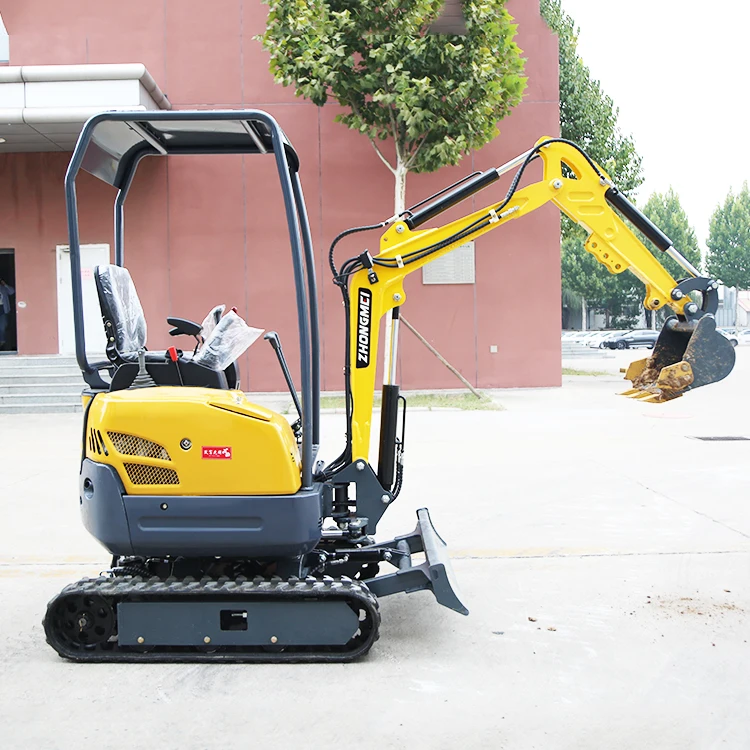 Clamshell Shovel Digger Mini Hook Road Crushing Micro Gasoline 1.5 Ton Road Crushing Excavator For Sale