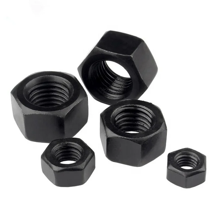 Good Quality plastic nylon black Hex Nut