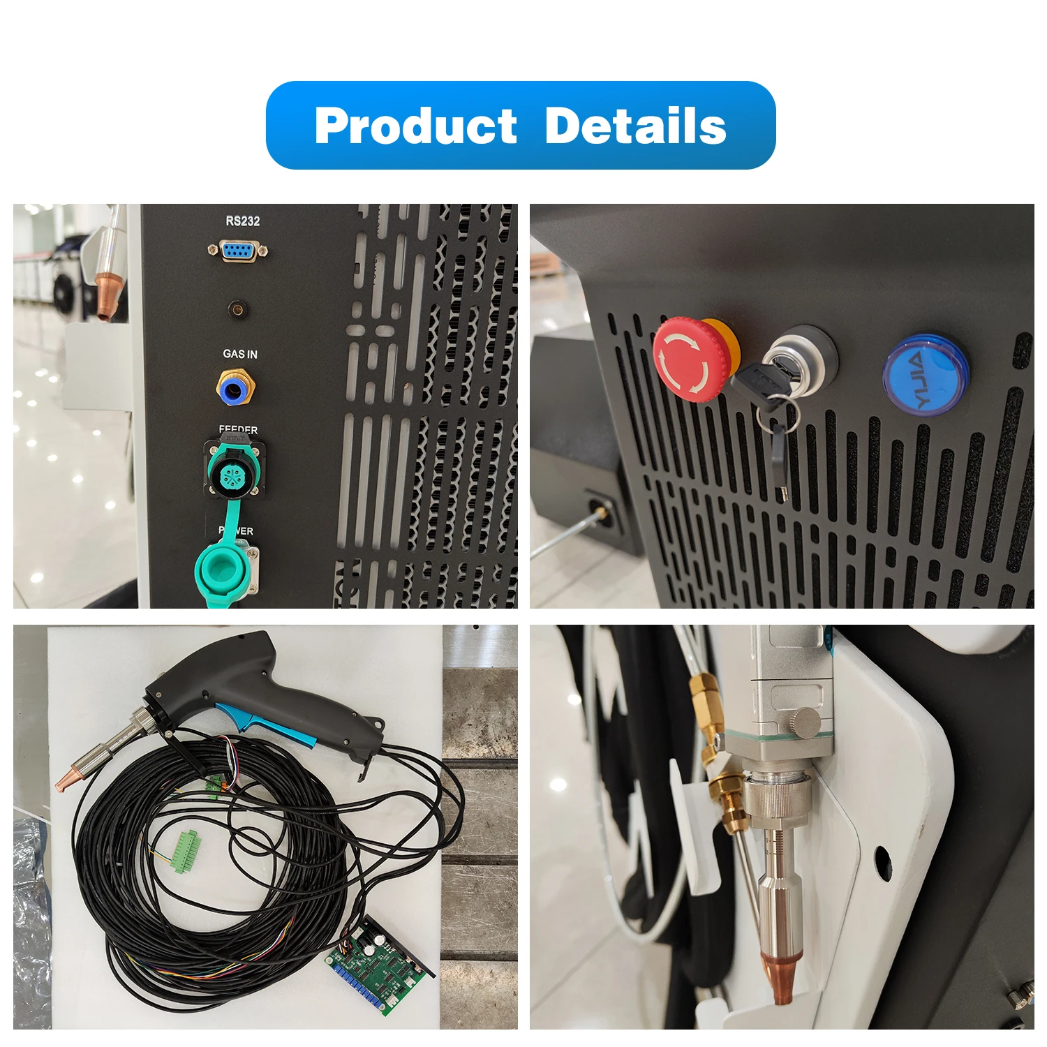 Professional Handheld Air-Cool 1000W 1500W 2000W Laser Welding Machine for Metal
