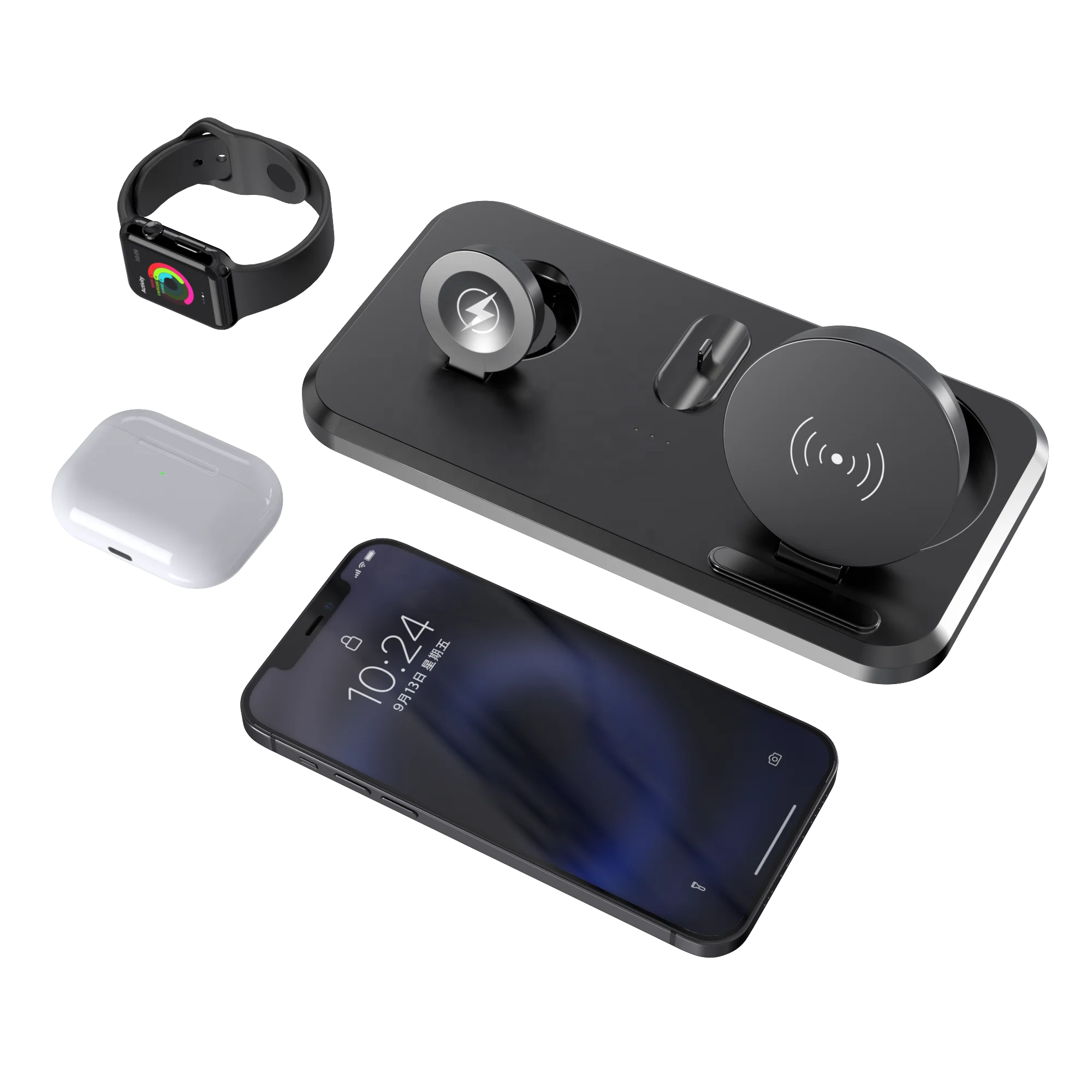 Good Quality Robot Phone Fold Table Lamp Transmitter Module X9 Wireless Charger