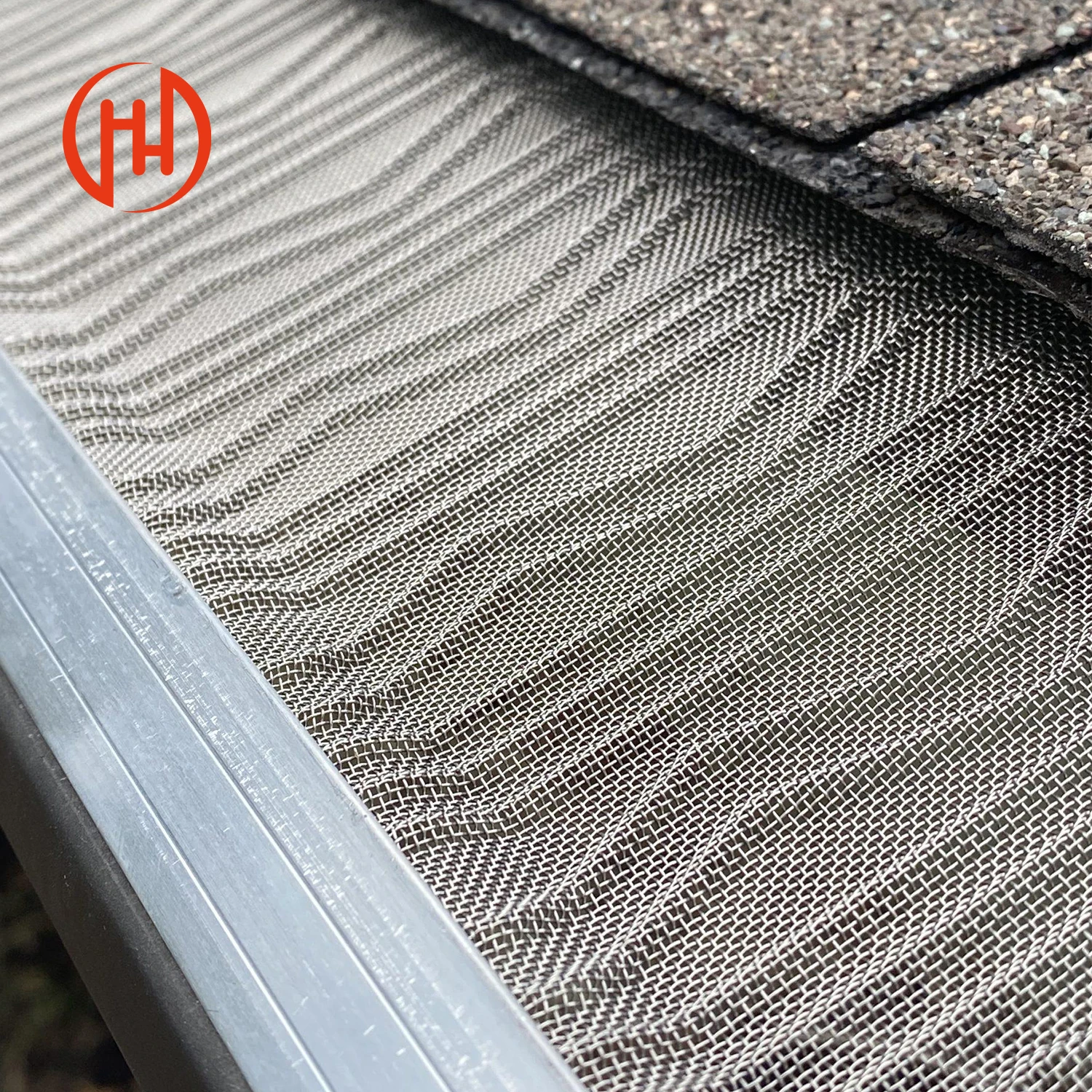 Aluminum Alloy Mesh Rain Gutters Roof Filter Gutter Leaf Guards For Filter