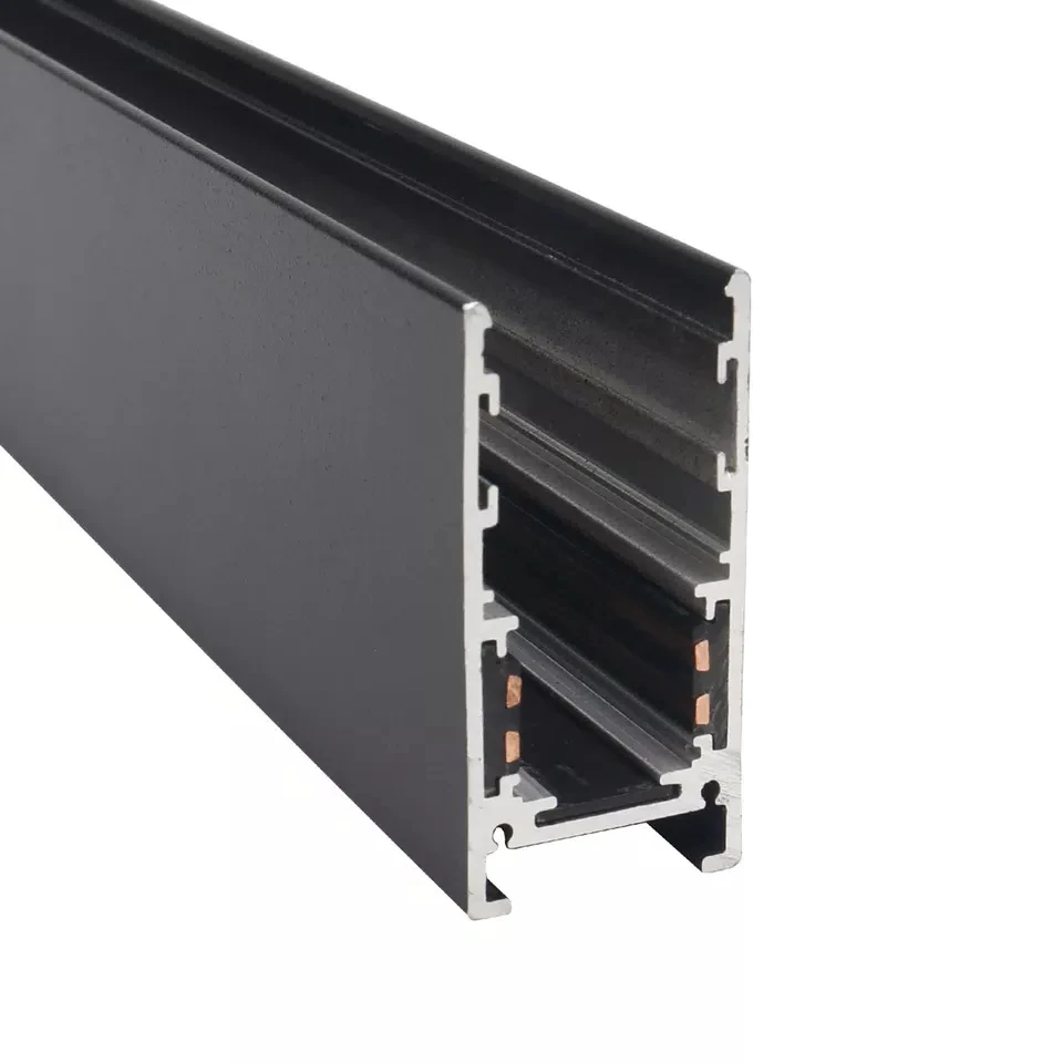 Housing Light Cover Light Fittings Lamp Accessories Plastic Extrusion Profile Led Magnet Rail Track System