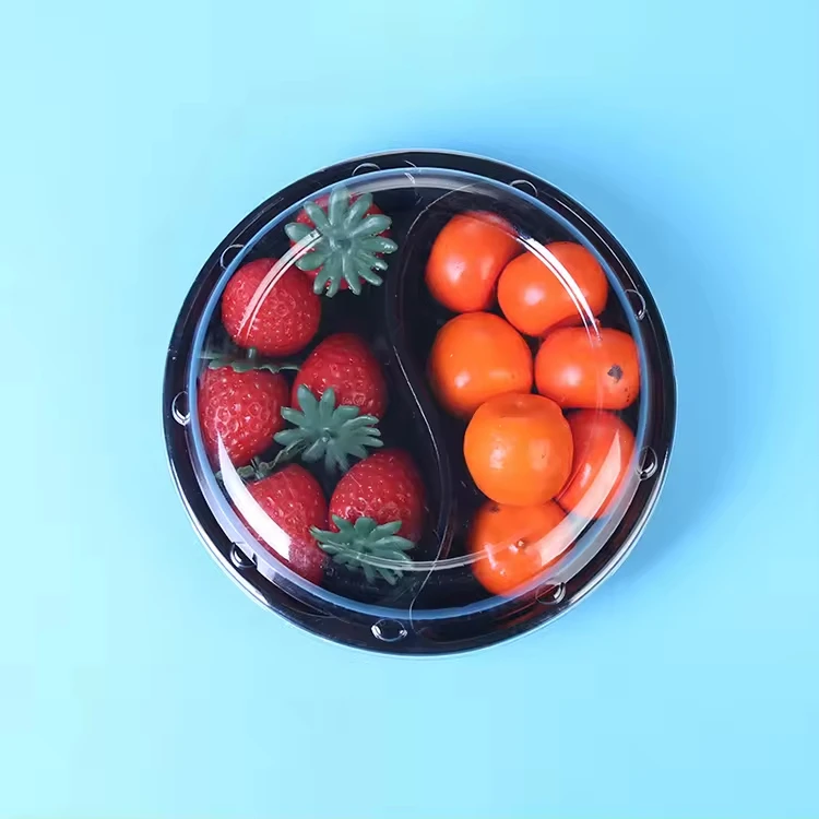 Best Seller Plastic Disposable Lunch Box Plastic Snack Cake Packing Box Plastic Food Packing Box With Food