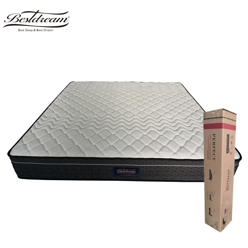 OEM & ODM Roll up pocket spring mattress in a box King Queen Twin XL all size avaible for Hotel mattress
