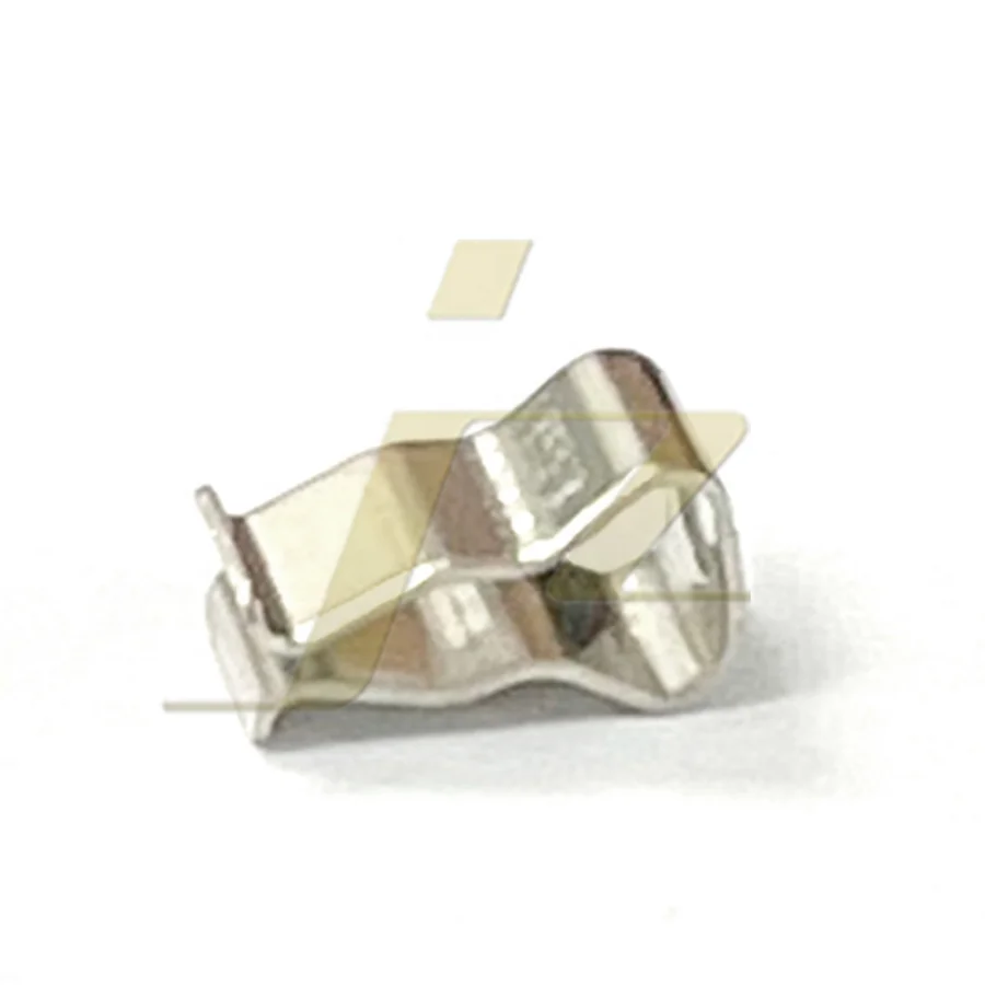 Stainless Steel Metal Stamping Parts Electronic Contacts Clips Metal Stamping Car Battery Contact Clamp Spring