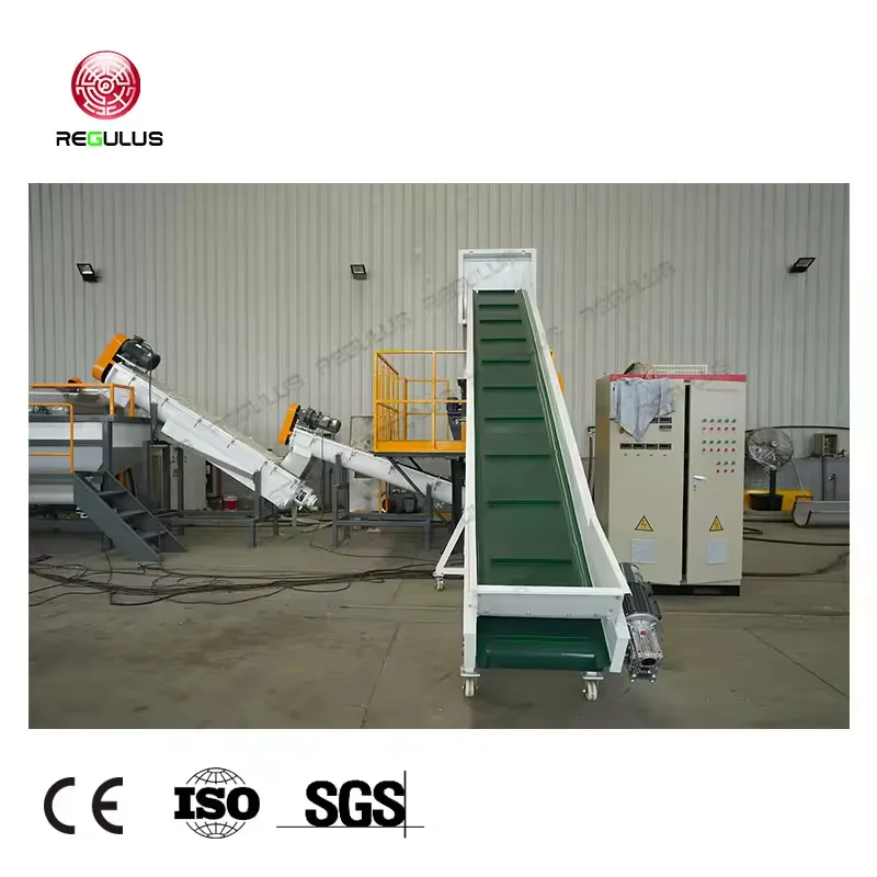 Waste PP PE Containers Bottle Caps Reusing Line Rigid Plastic Boards Shredding Washing And Recycling Line