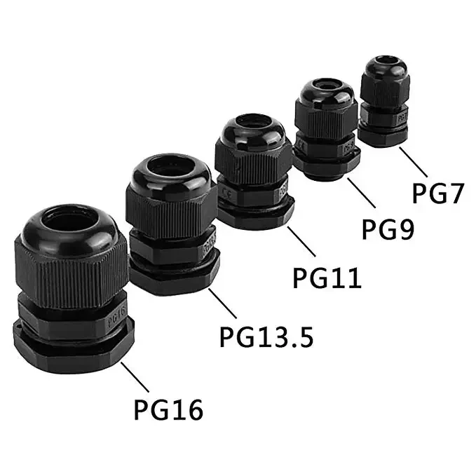 Plastic cable glands, nylon PG M cable gland IP68 cable gland