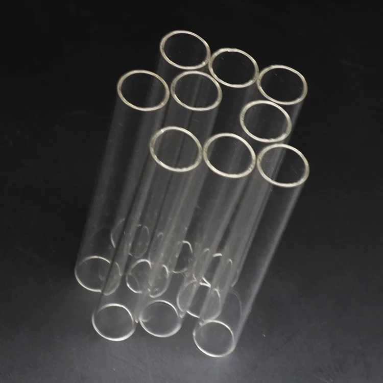 Heat resistance large diameter transparent cylinder quartz glass tube