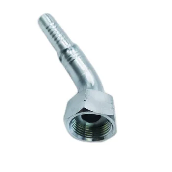 Carbon steel   BSP FEMALE 60 degree CONE O-Ring Double hexagonal straight hydraulic fitting