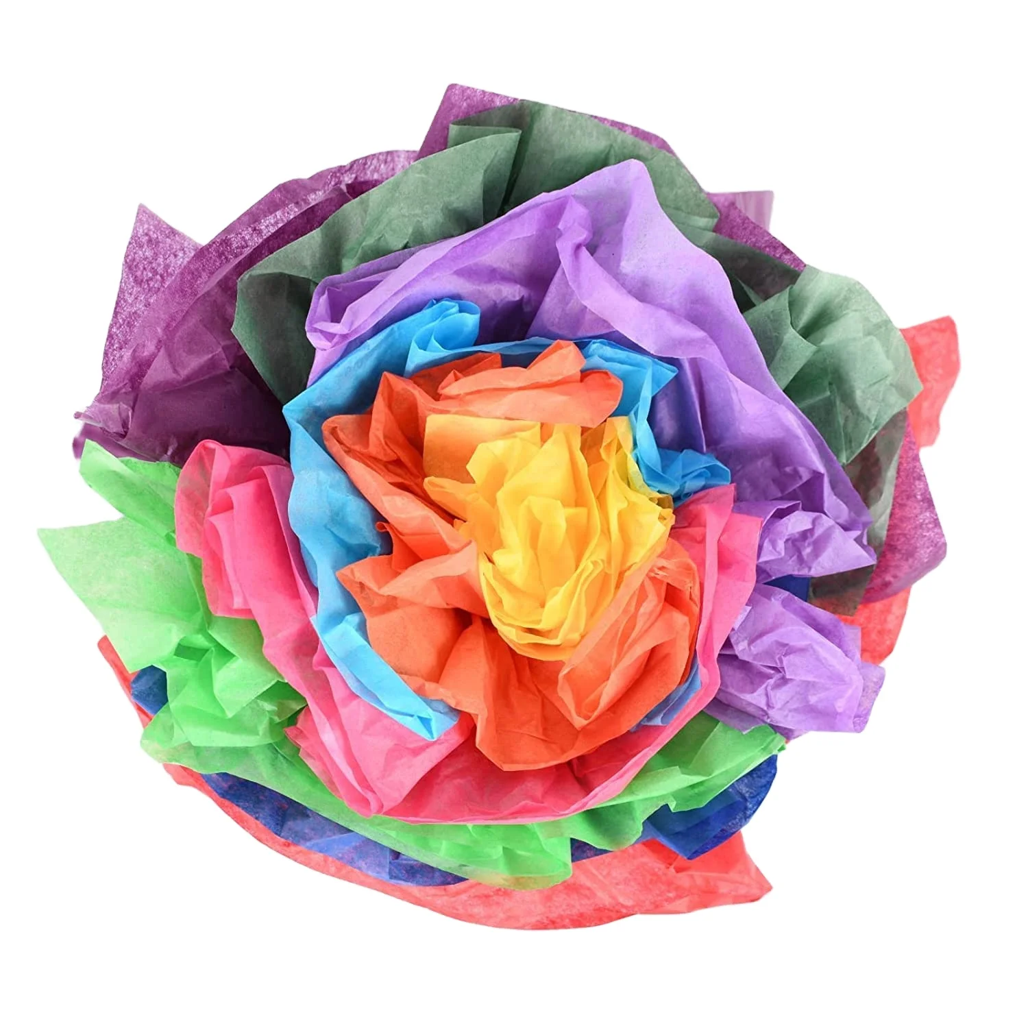 17gsm Wholesale Packaging Paper Double Color Bouquet Flowers Wrapping Paper For Florist Supplies