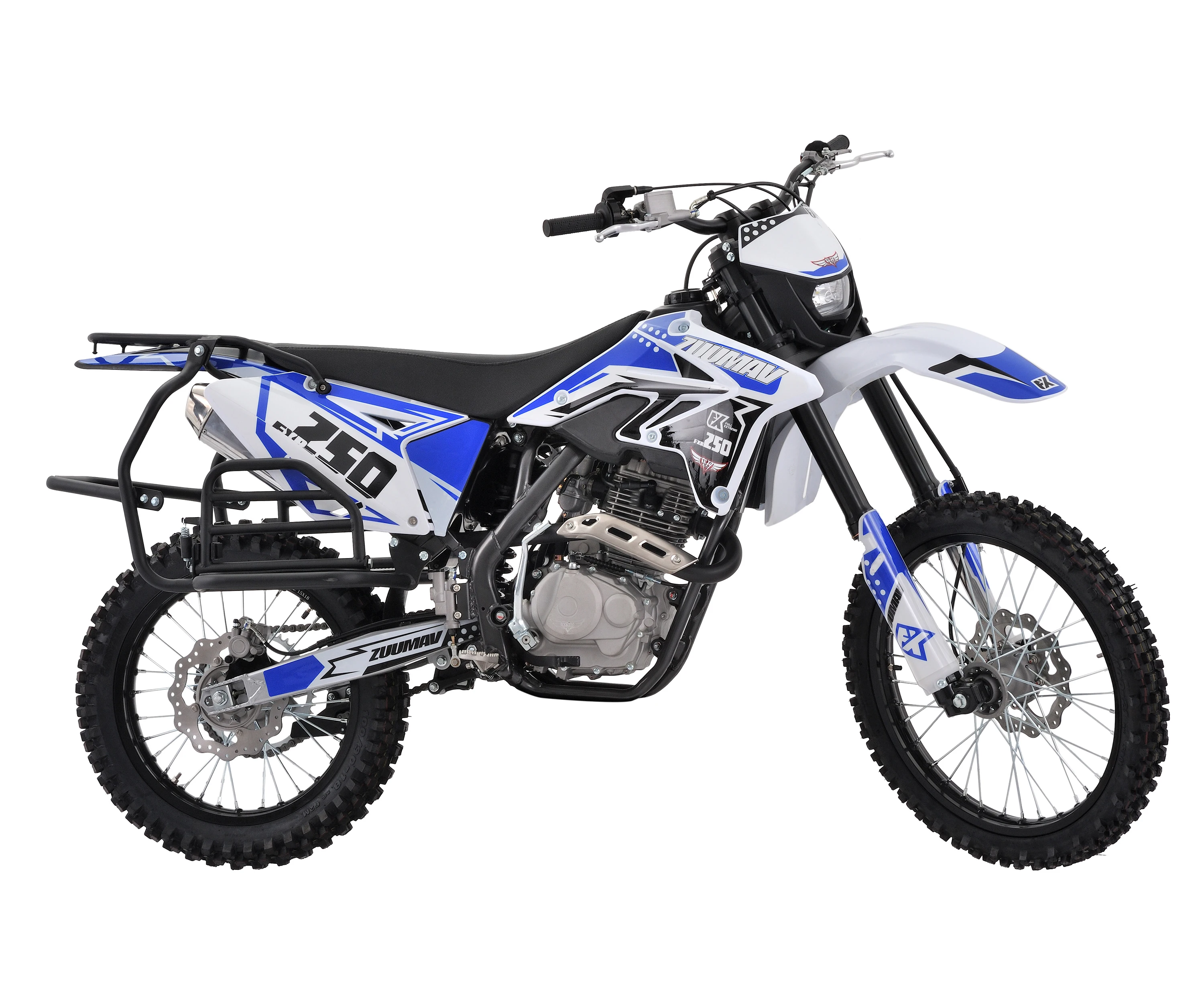 Factory Direct Sales ZUUMAV X7-CB250F China new style Enduro Motorcycles Racing Dirt Bike with Rear Rack Version