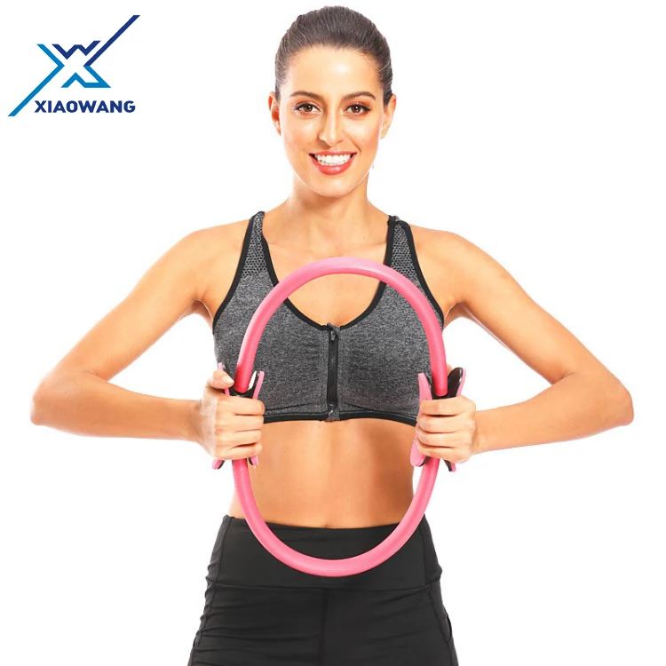 2023 hot sales Chinese manufacturer custom logo 38 cm fitness exercise magic high quality fitness yoga circle ring