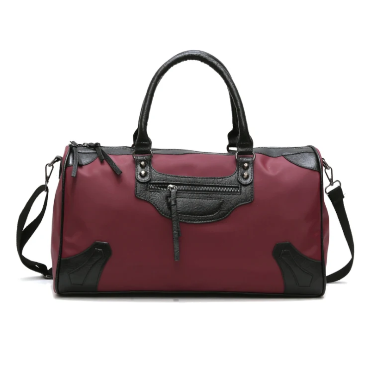 WOBAG New Women Travel Bag Single Shoulder Large Capacity Sport Gym Bag Fashion Luggage Cylinder Bag For Men