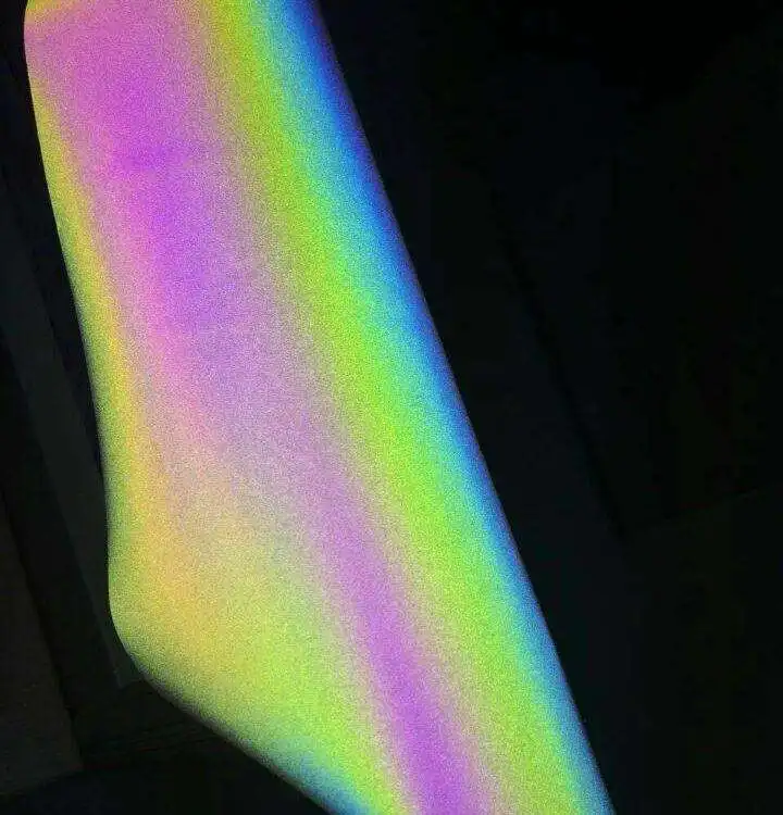 Good Selling Durable Rainbow Reflective Fabric for Fashion Jacket