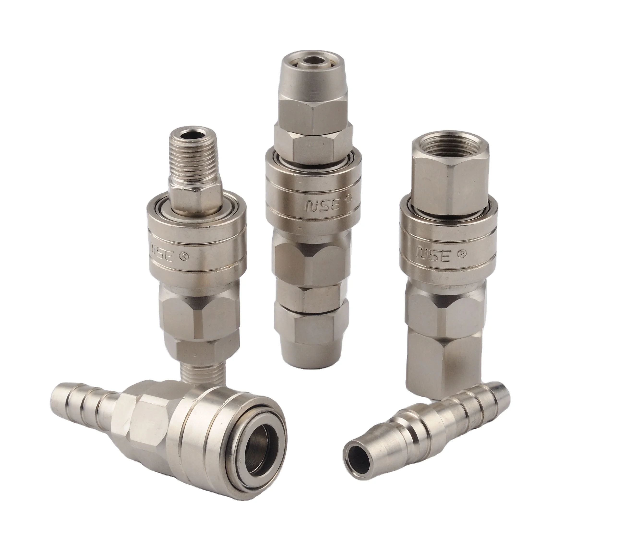 Pneumatic quick  coupling for pipe fittings system