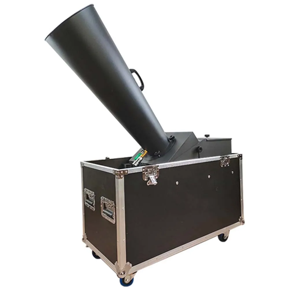Stage large confetti machine dmx paper co2 confetti blow machine for wedding party electric dj wedding confetti cannon shooter
