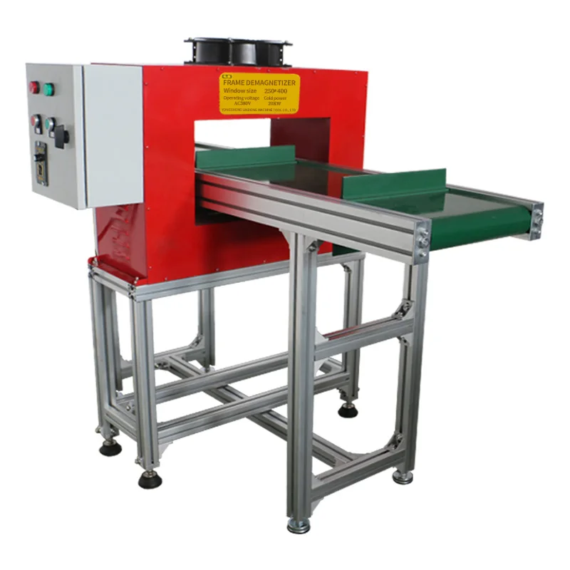 Conveyor Belt Frame Demagnetizer Non Powered Roller Frame Demagnetizer Machine  for Demagnetization Steel Iron Workpieces Deal
