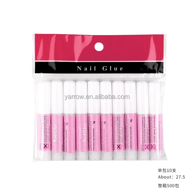 2G/Bottle Nail Glue Professional Press on nails Wholesale Fast Drying Nail Tips Gel Glue Adhesive Rhinestones Glue Private Label