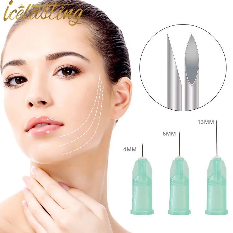 hskinlift cosmetic disposable meso bd ultrafine hypodermic safetyglide needle 30g 34g 4mm
