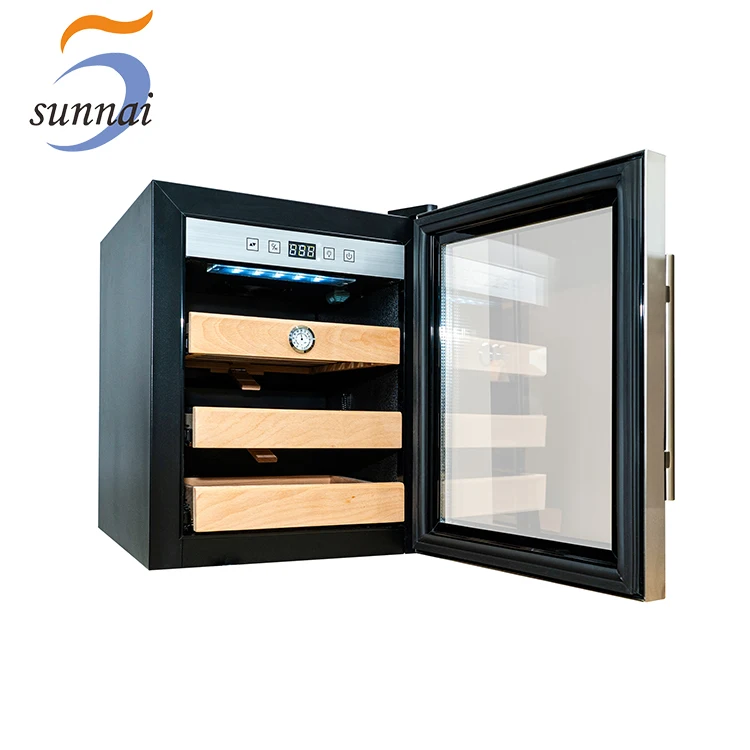 Оптом Sunnai OEM компрессор одной зоны небольшой табачный сигарный холодильник
