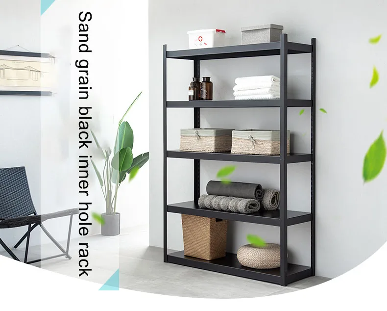 Powder Coating storage warehouse storage angle steel boltless Stable shelving storage rack