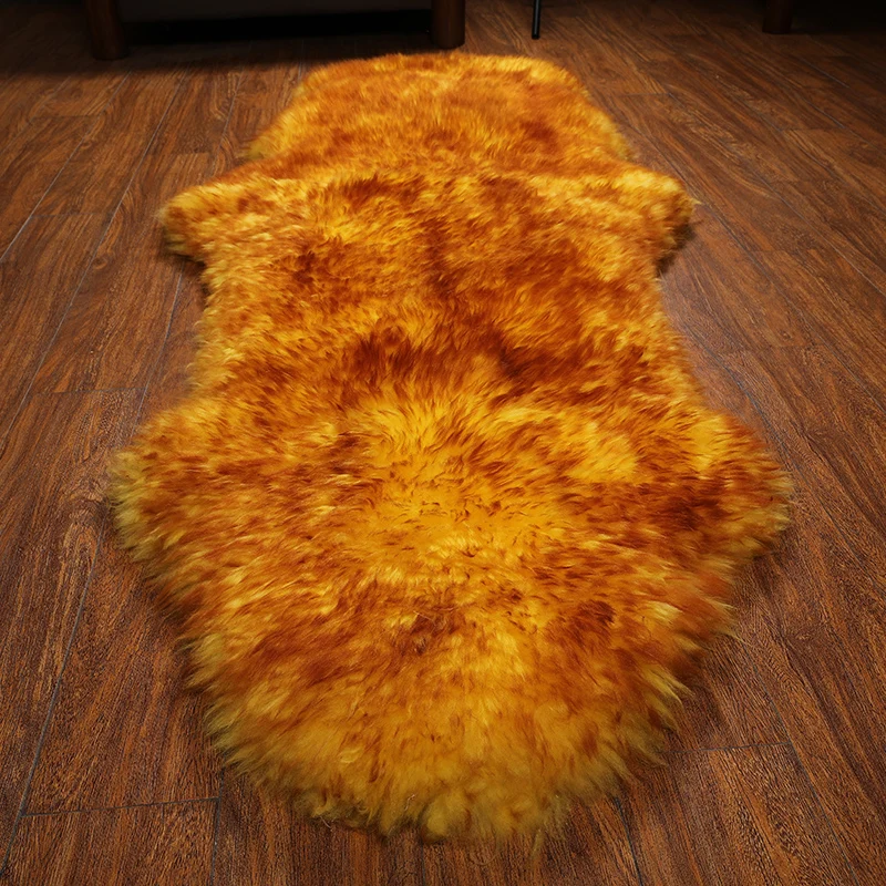 100% из натурального меха австралийской овчины цельный ковер и ковры