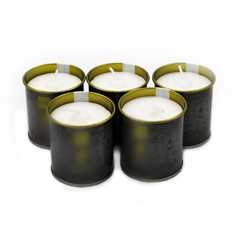 Manufacturer Catholic Spiritual Votive Applicable Ordinary White Smokeless Candle Tins For Home Church Decoration