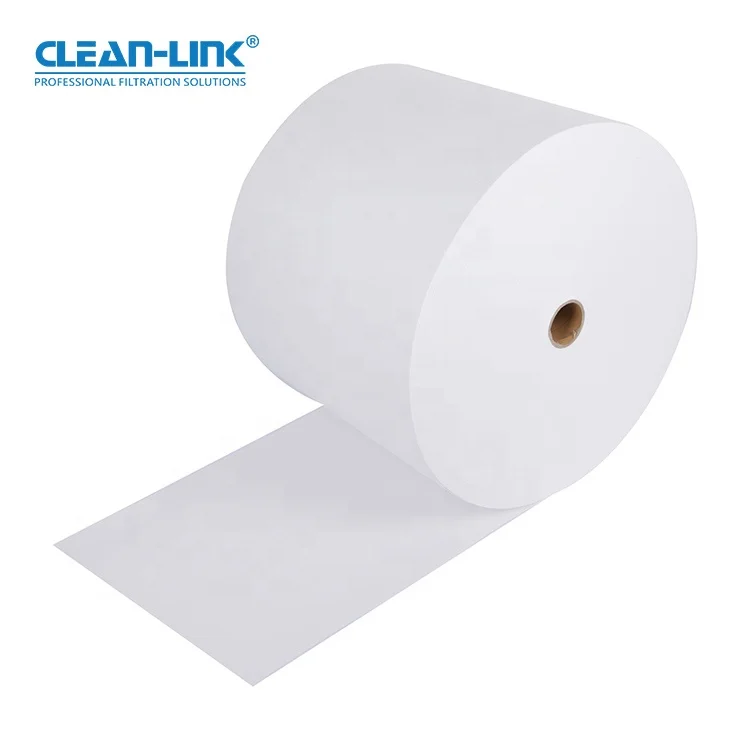 Glass Fiber Filter Media Fiberglass Filter Paper for Cleanroom