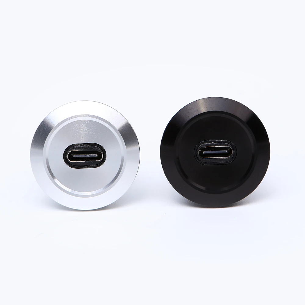 22 мм для крепления на панель круглое отверстие USB-C штепсельные розетки/типный коннектор USB C обоих концах подключения внешних