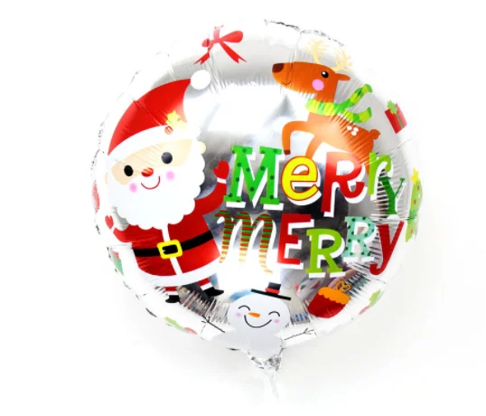 18 inches foil balloon for Christmas mylar balloon congratulate helium Merry Christmas decoration balloons