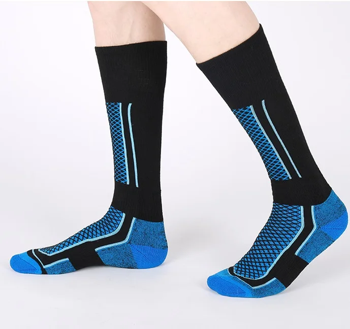 Hot sale long mountaineering ski socks outdoor thickened warm towel bottom sports socks for kids and adult