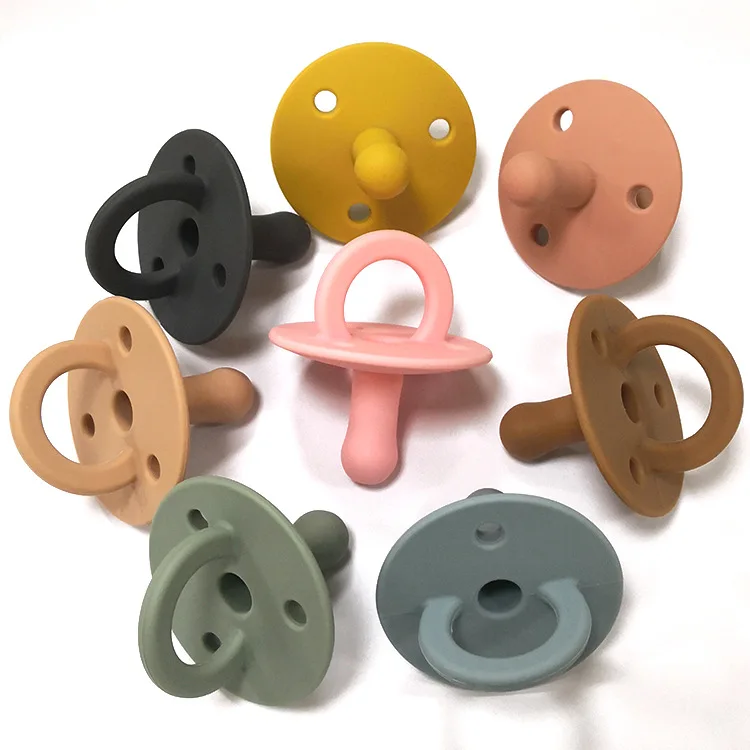 Wide Silicone Pacifier Baby Pacifier New Silicone pacifier baby Molars Toy