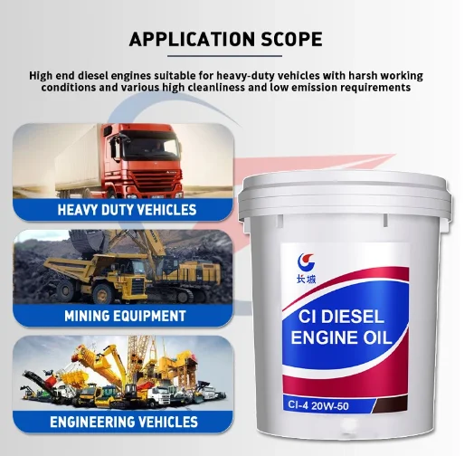 Ci-4 Diesel Engine Oil for Marine Application Effective Lubrication and Corrosion Protection