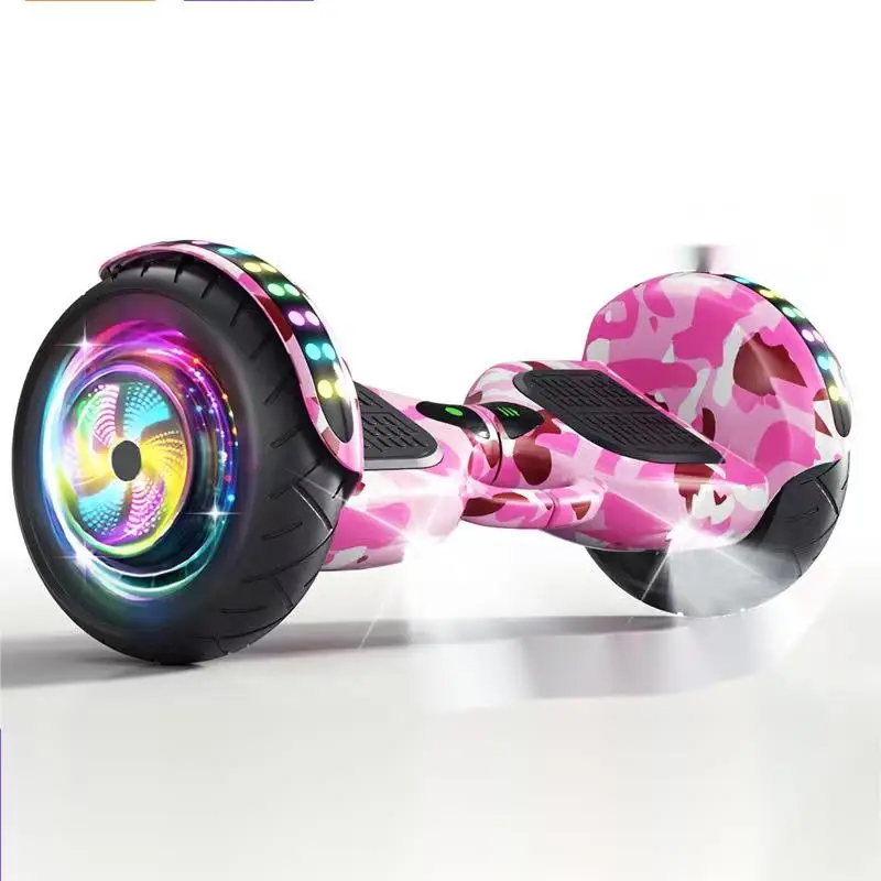 Factory Intelligent balancing car with 10-inch super-large endurance luminous wheel