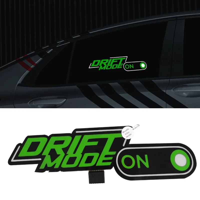Custom Light Up Led Windshield Door Stickers Glow Led Car Window Panels Battery Led Stickers For Car