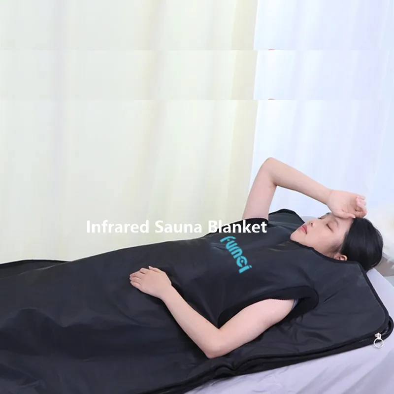 Home Body Wrap Sauna Blanket Infrared Slimming Detox Far Infrared Therapy Sauna Blanket