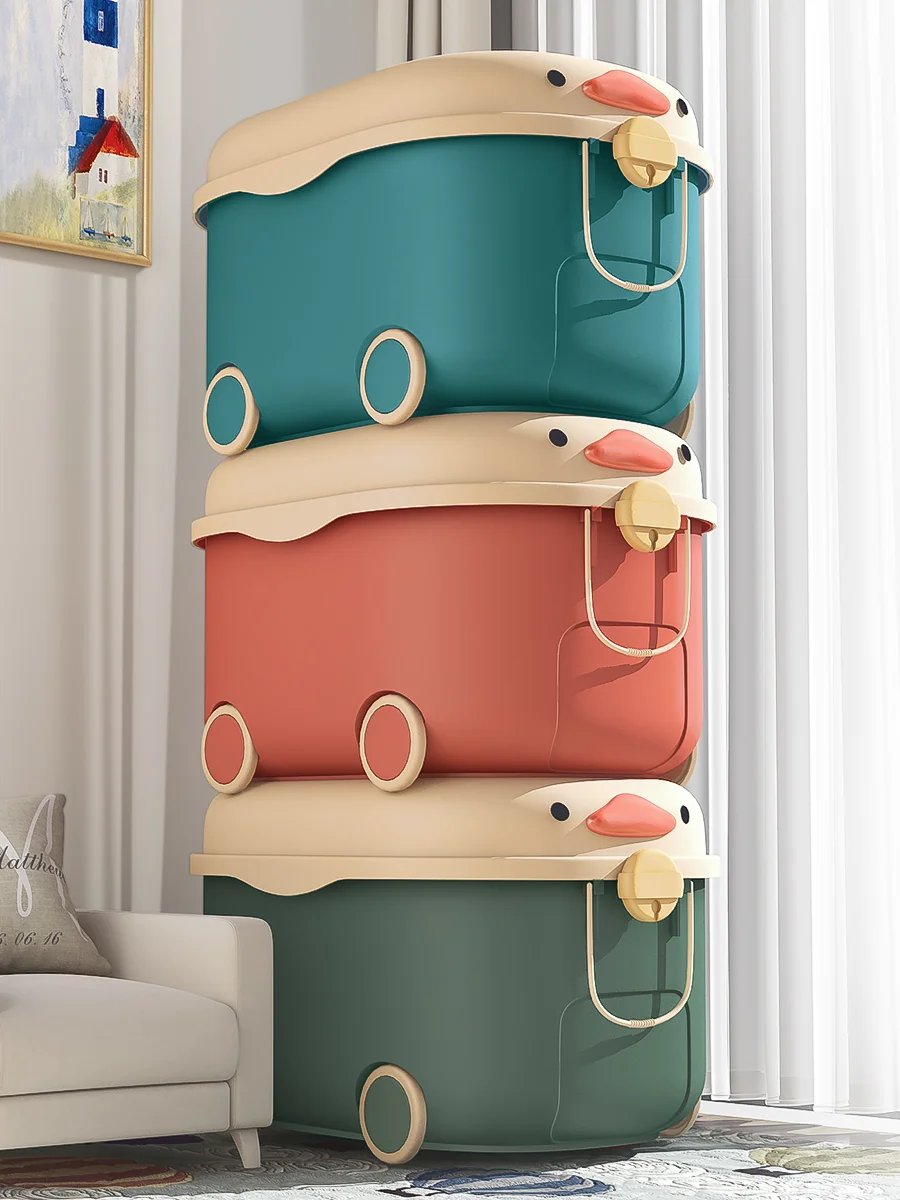 XingYou high capacity storage box with lid toy storage box kids storage boxes