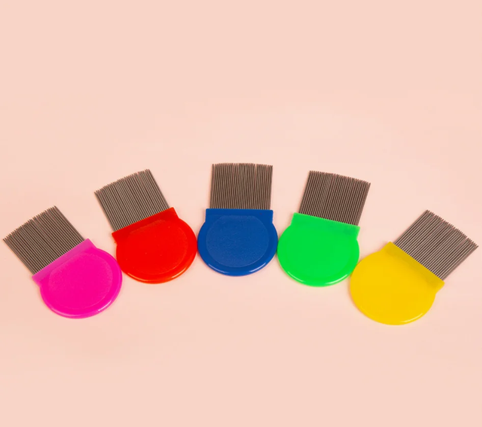 Factory Wholesale Pet Lice Comb Tick Removal Tool Stainless Steel Teeth for Dogs Cats Grooming