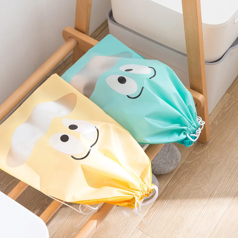 Wholesale Waterproof Custom Promotional Cheap Non-Woven Fabrics Drawstring Shoe Bag