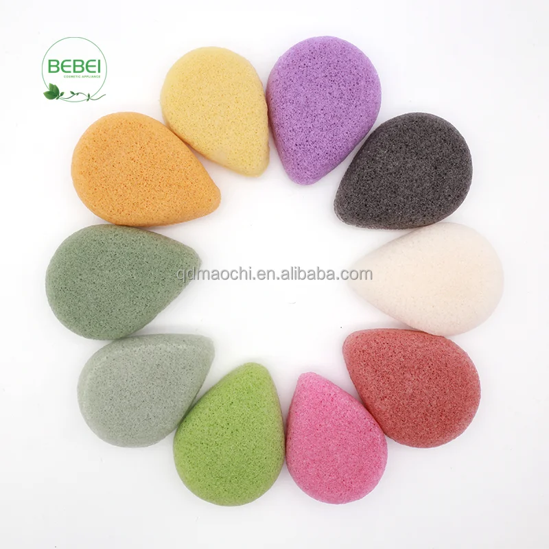 Skin Care Private Label Face Sponge 100% Facial Activated Natural Organic Konjac for All Hypoallergenic