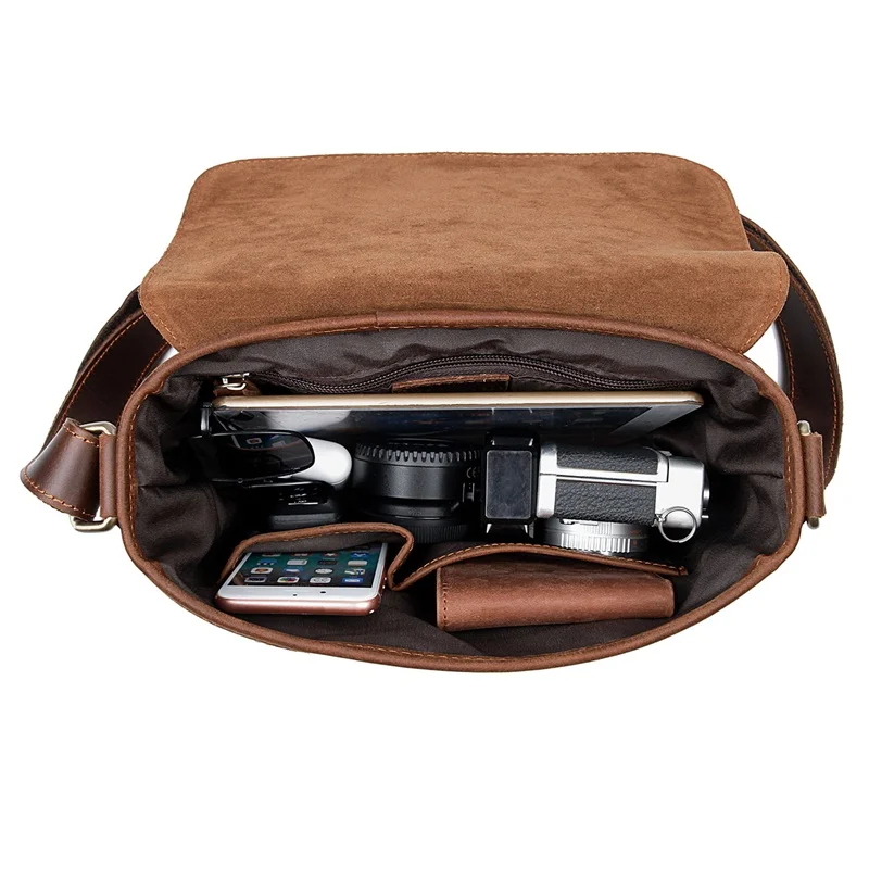 J.M.D Hot Selling Customized Full Grain Leather Crossbody Bag Men Designer Bag Genuine Leather Ladies Shoulder Bag