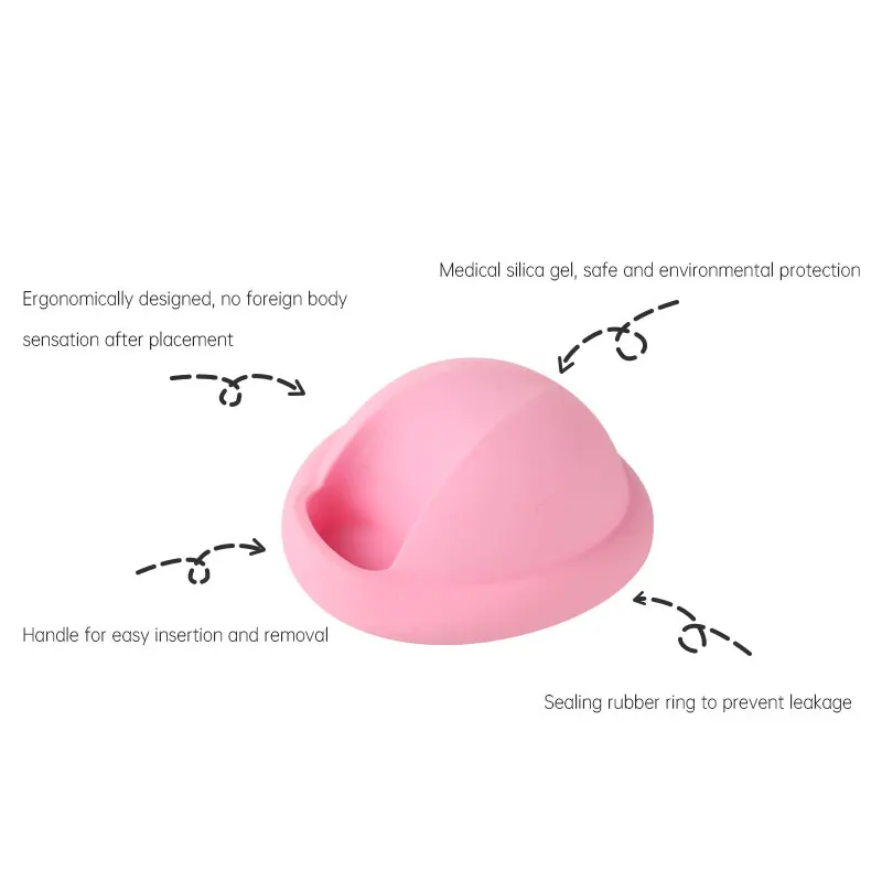 Menstruation Cup Wholesale Reusable Custom Reusable Medical Wholesale Organic Copa Comfortable Women Silicone Menstrual disc