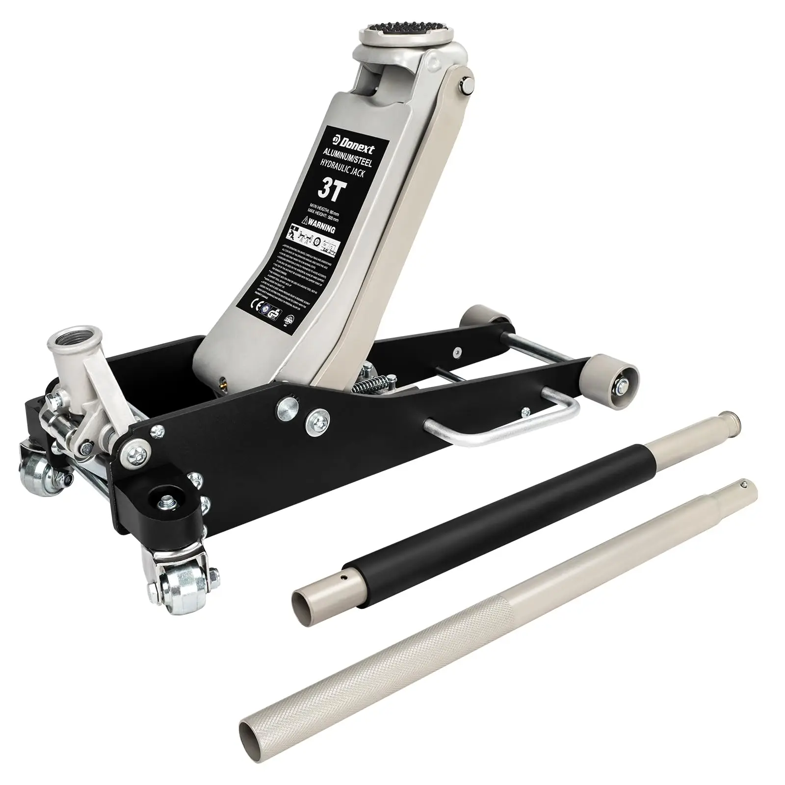 Chinese Factory 1.5t 2t 3t 5t Strong Aluminium Hydraulic Garage Flooring Trolley Low Entry Car Jacks Tractor Jacks Car Jacks