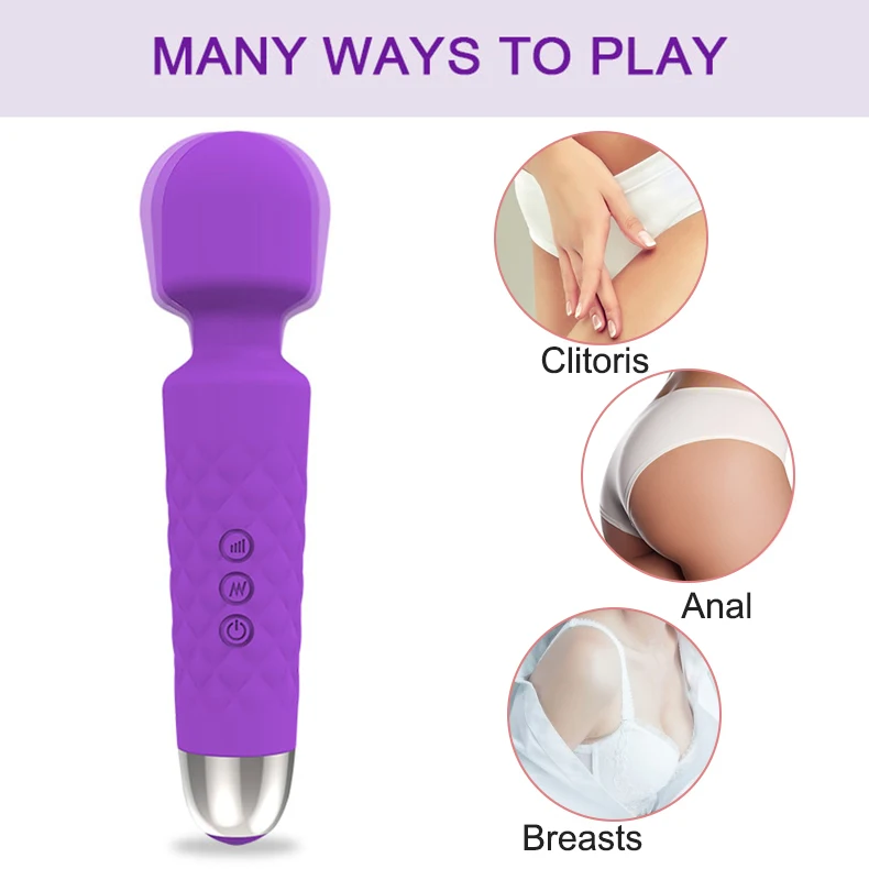 New Arrival USB Powered Female Vagina Dildo G Spot Massager Small AV Vibrator for Masturbation Wholesale Sex Toy