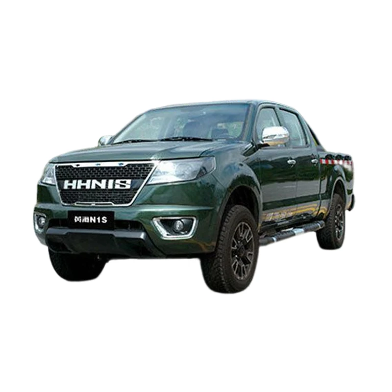 Factory price Huang Hai N1S LHD double cabin 4x4 gas pickup truck for sale