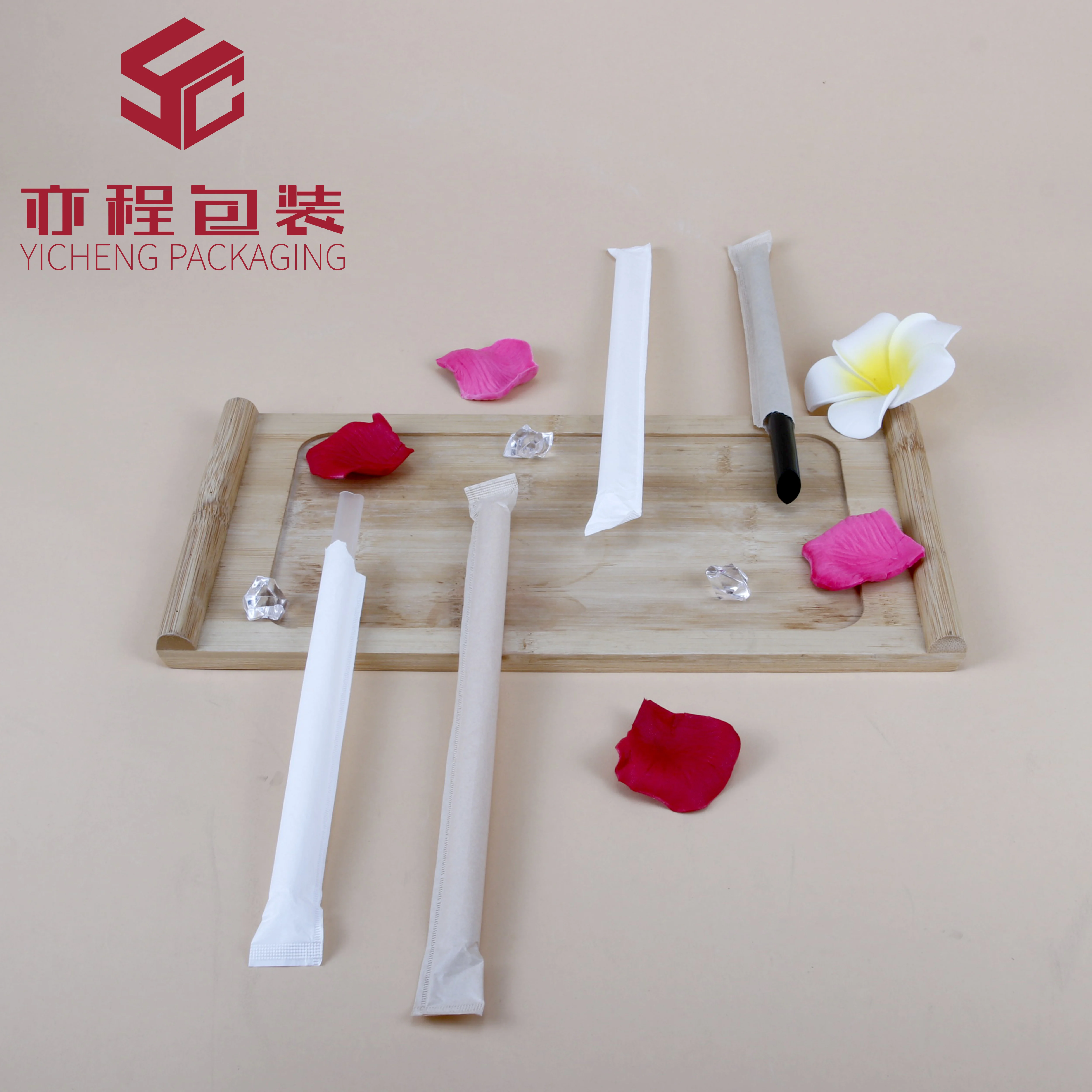YICHENG Custom Size Biodegradable PLA Drinking Straight Straws Factory Price 5mm 6mm 7mm 8mm 10mm 12mm Plastic Party XG