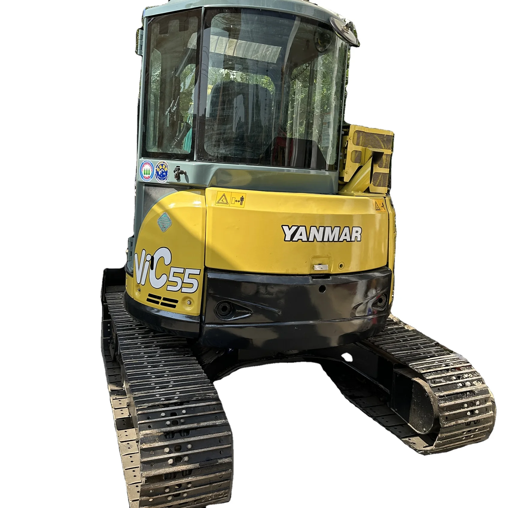 Шанхай дешевая продажа японская Yanma YANMAR55 доступная 5 тонн подержанного гидравлического экскаватора